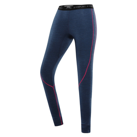 Women's merino wool underwear - pants ALPINE PRO SANERA gibraltar sea