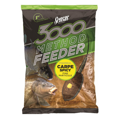 Sensas kŕmenie 3000 method feeder 1 kg-carpe spicy