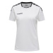 Hummel Funkčné tričko 'AUTHENTIC POLY'  sivá / čierna / biela