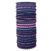 Multifunctional scarf HUSKY Printemp pink triangle stripes