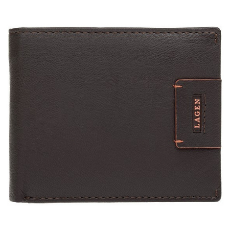 Pánska kožená peňaženka Lagen Tristan - hnedá