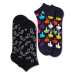 Happy Socks Súprava 2 párov kotníkových ponožiek unisex THU02-6500 Farebná