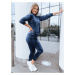 Women's dark blue velour set Vogue Velor Dstreet