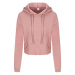 Just Hoods Dámska mikina s kapucňou JH016 Dusty Pink