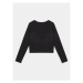 Calvin Klein Jeans Blúzka Monogram Off Placed IG0IG02104 Čierna Slim Fit