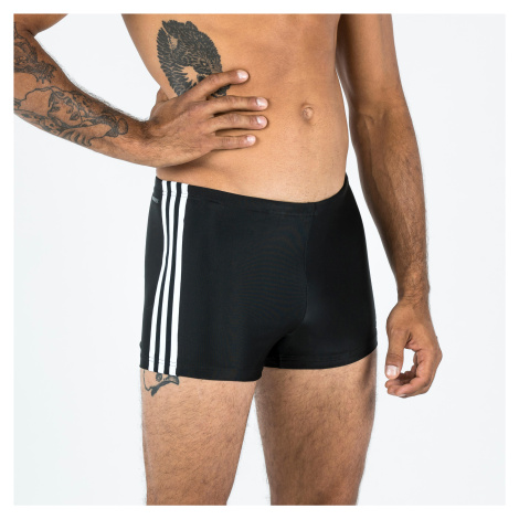 Pánske boxerkové plavky 3S čierno-biele Adidas