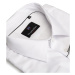Biela košeľa na manžetový gombík v KLASICKOM STRIHU - SalzburgWhiteluxCLASSIC