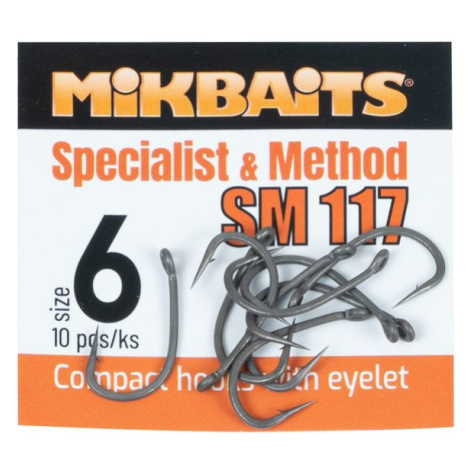 Mikbaits háčiky specialits & method sm 117 hook 10 ks - 10