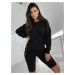 Sweatshirt black Och Bella BL-1001.black