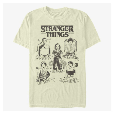 Queens Netflix Stranger Things - DnD Classes Men's T-Shirt Natural