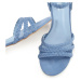 LASCANA Remienkové sandále  modrosivá
