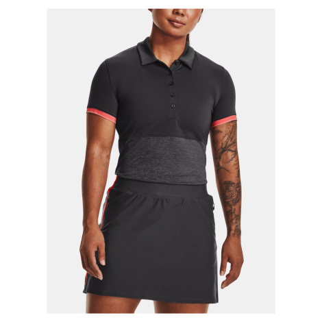 Under Armour T-Shirt UA Zinger Point SS Polo-GRY - Women