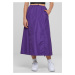 Women's Ripstop Parachute Midi Skirt Purple