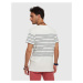 Tričko La Martina Man T Shirt S/S Striped Piquet Biela