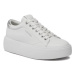 Calvin Klein Sneakersy Bubble Cupsole Lace Up HW0HW01861 Biela