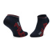 Fila Súprava 3 párov vysokých dámskych ponožiek Calza Invisibile F6648 Tmavomodrá