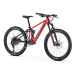 Juniorský horský elektrobicykel MONDRAKER F-Play 24, cherry red-black