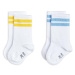 Detské ponožky Mini Rodini 2-pak biela farba