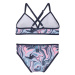 Dievčenské plavky COLOR KIDS Bikini, AOP, cerulean