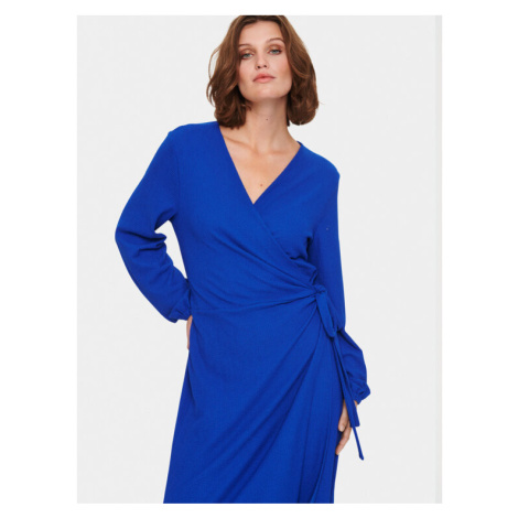 Saint Tropez Úpletové šaty 30512373 Modrá Regular Fit