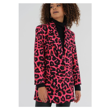 Ružové sako s leopardou potlačou MOSQUITO