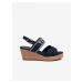 Dark blue Women's Wedge Sandals Tommy Hilfiger - Women