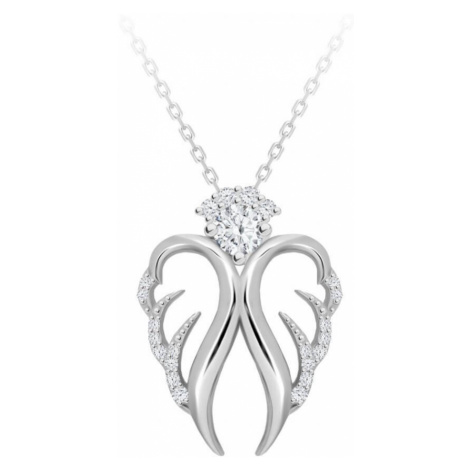Preciosa Nežný strieborný náhrdelník Angelic Hope 5293 00 50 cm
