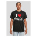 Men's T-shirt I Love Coca Cola black