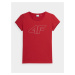 Dámske tričko s potlačou 4FSS23TTSHF583-62S červené - 4F