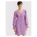 Selected Femme Každodenné šaty Nally 16084457 Fialová Regular Fit