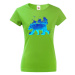 Dámské tričko s potlačou ľadového medveďa - tričko pre milovníkov zvierat