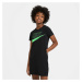 Nike Sportswear Šaty 'FUTURA'  čierna / svetlozelená