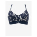 Dark blue patterned bralette Calvin Klein Underwear - Women