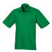 Premier Workwear Pánska košeľa s krátkym rukávom PR202 Emerald -ca. Pantone 341