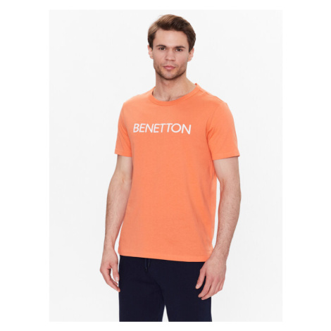 United Colors Of Benetton Tričko 3I1XU100A Oranžová Regular Fit