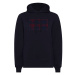 Tommy Hilfiger Mikina - REGULAR CHECK HOODIE LS tmavomodrá