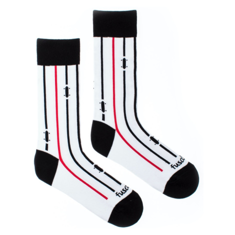 Ponožky Na dosku biele Fusakle