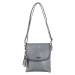 Grey small messenger bag with adjustable strap