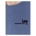 Lee Tričko Small Logo L68WFE54 112321832 Tmavomodrá Regular Fit