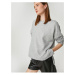 Koton Oversize Sweatshirt Crew Neck