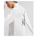 Košeľa Karl Lagerfeld Signature Tunic Shirt White