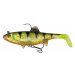 Fox rage gumová nástraha replicant wobble perch uv-veľkosť 18 cm 90 g