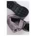 Čierne lakované členkové šnurovacie topánky 8-25264