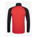 Čierno-červené pánske športové tričko so stojačikom Kilpi WILLIE