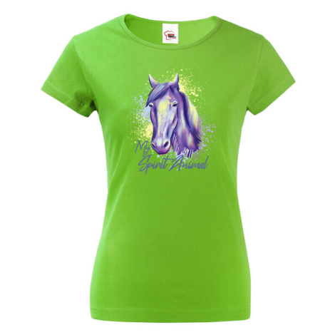 Dámske tričko pre milovníkov koní - kůň spřízněná duše - darček pre milovníčku koní