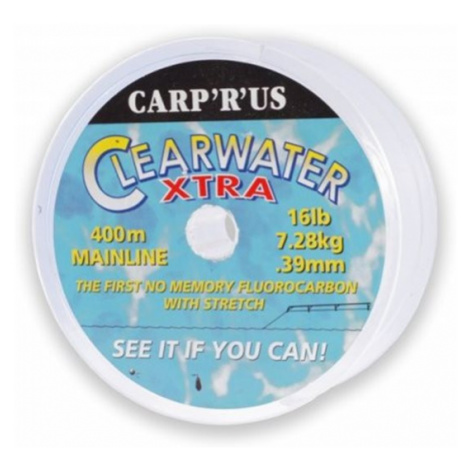 Carp´r´us clearwater xt fluorocarbon na navijak 400 m-priemer 0,39 mm / nosnosť 16 lb