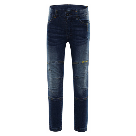 Alpine Pro Chizobo 2 Detské jeansové nohavice KPAR159 estate blue