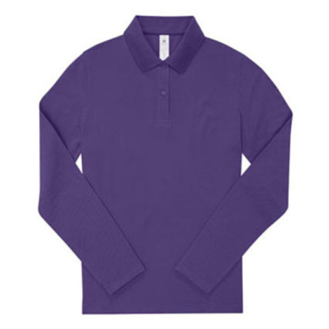 B&amp;C Dámske polo tričko PW462 Meta Lilac B&C