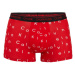 Calvin Klein HOL CTN 2PK-TRUNK 2PK Pánske boxerky, červená, veľkosť