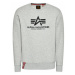 Alpha Industries Mikina Basic Sweater 178302 Sivá Regular Fit